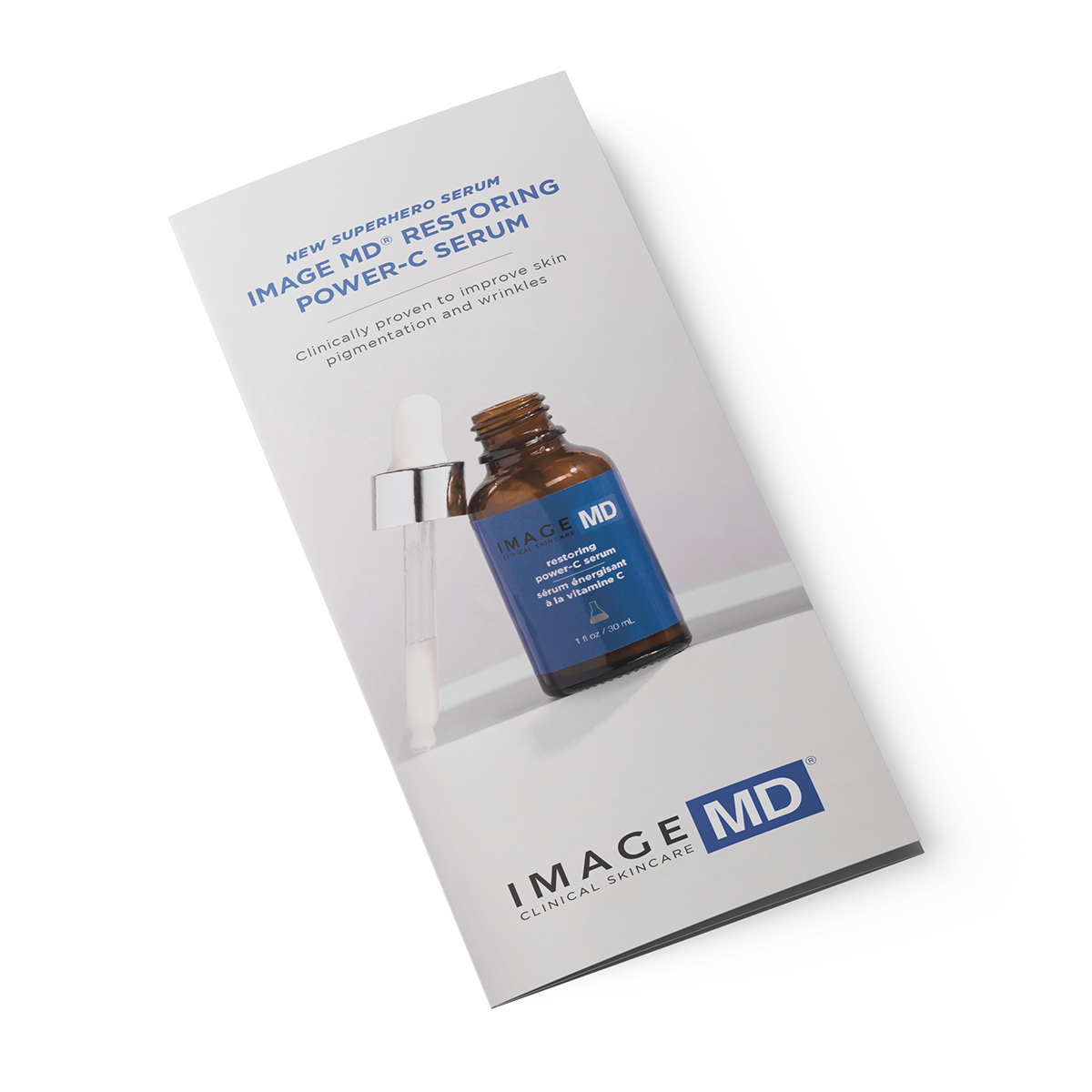 IMAGE MD® restoring power-C serum tri-fold