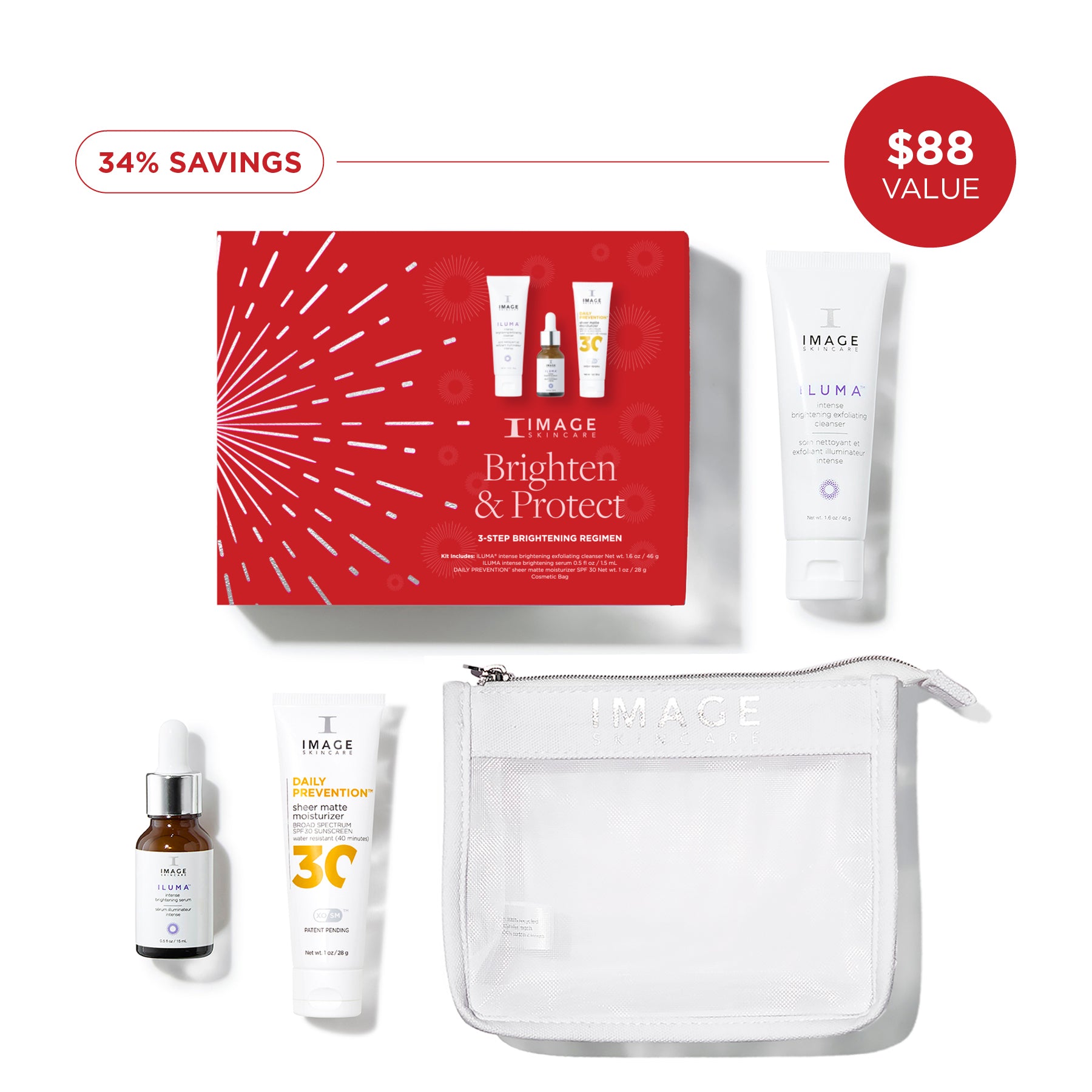 Holiday 2024 Brighten & protect kit