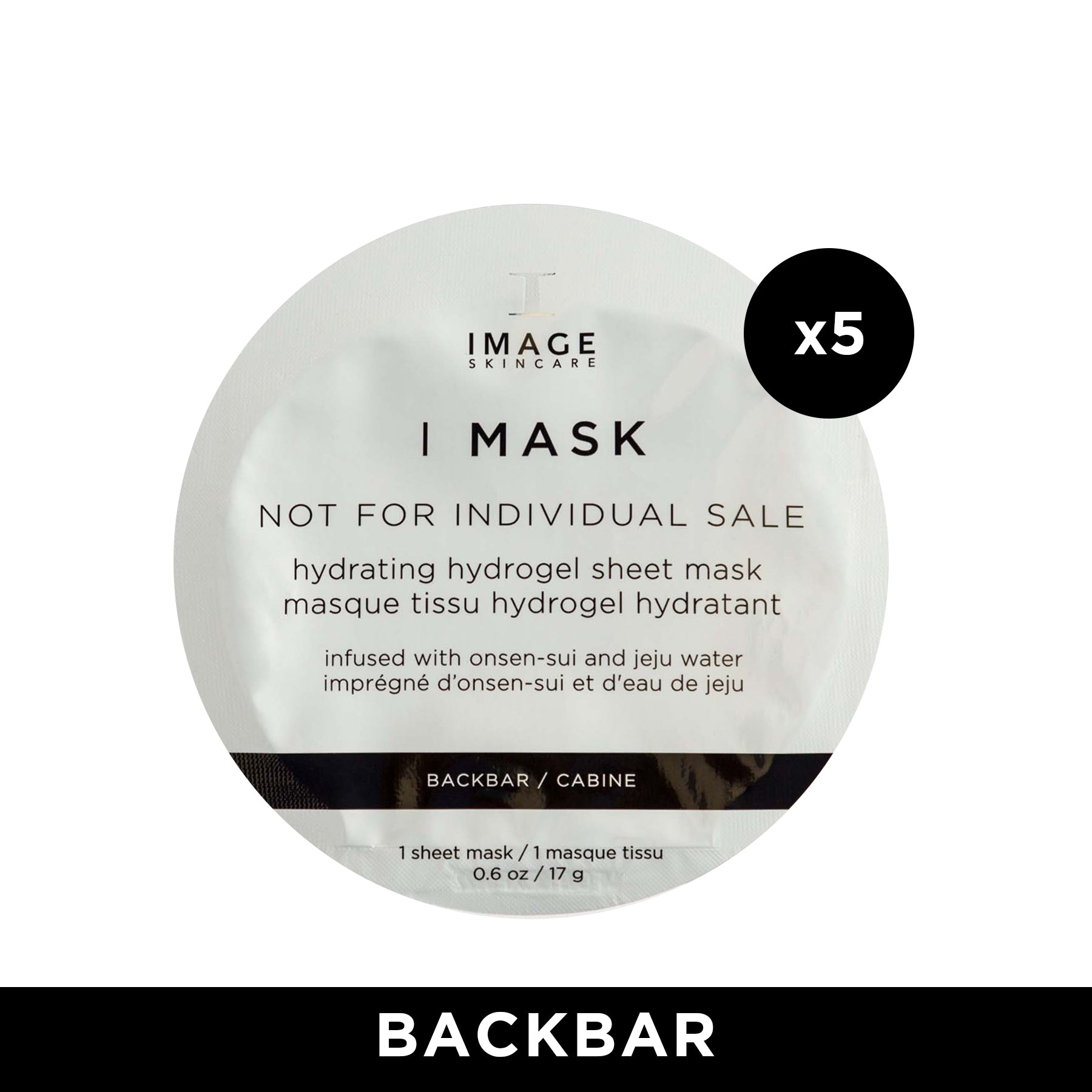 I MASK hydrating hydrogel sheet mask for the treatment room